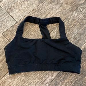 Gap black sports bra